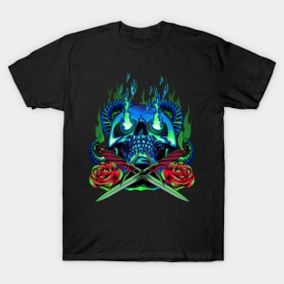 crossing skull T-Shirt